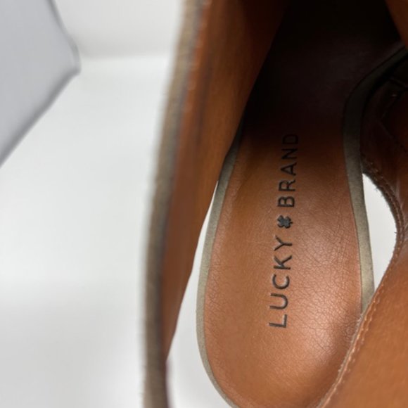 Lucky Brand Listana Peep Toe Slingback Bootie - Picture 8 of 8